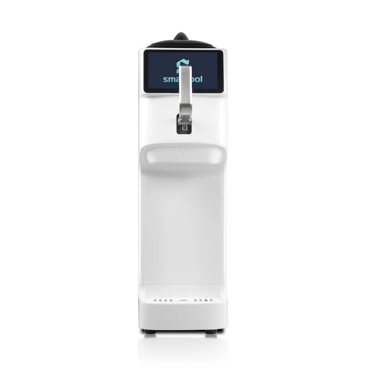 Smartool GT18RELW single head soft serve machine with touchscreen, front view, for cafés and dessert kiosks