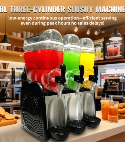 RL18-3 Commercial Three-Cylinder Slushy Machine – 1500W 49.5L Frozen Drink Maker - Product image 17