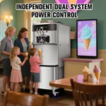 Vertical Stainless Steel Triple Head High Capacity Dual System Ice Cream Machine - Product image 8