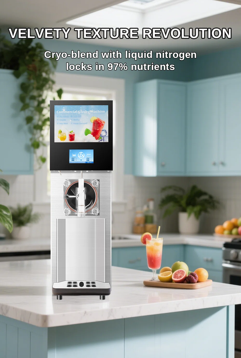 Smartool - Best Commercial Slushy Machine | Smartool XRF21 21L/H Single-Head Fully-Enclosed