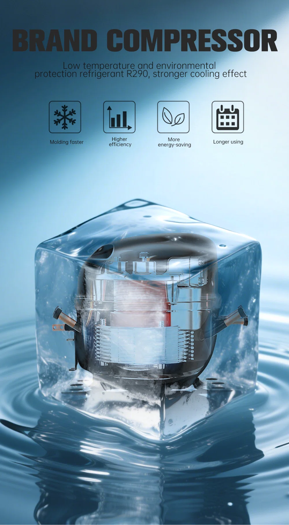 Smartool - Best Commercial Slushy Machine | Smartool XRF21 21L/H Single-Head Fully-Enclosed