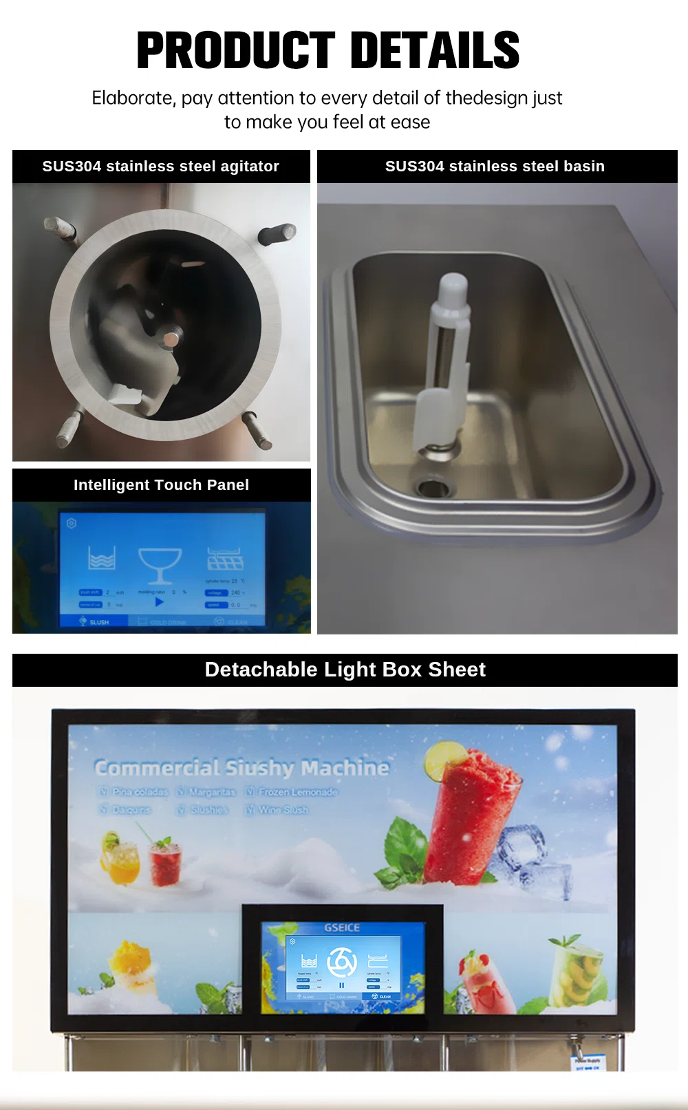 Smartool - Best Commercial Slushy Machine | Smartool XRF21 21L/H Single-Head Fully-Enclosed
