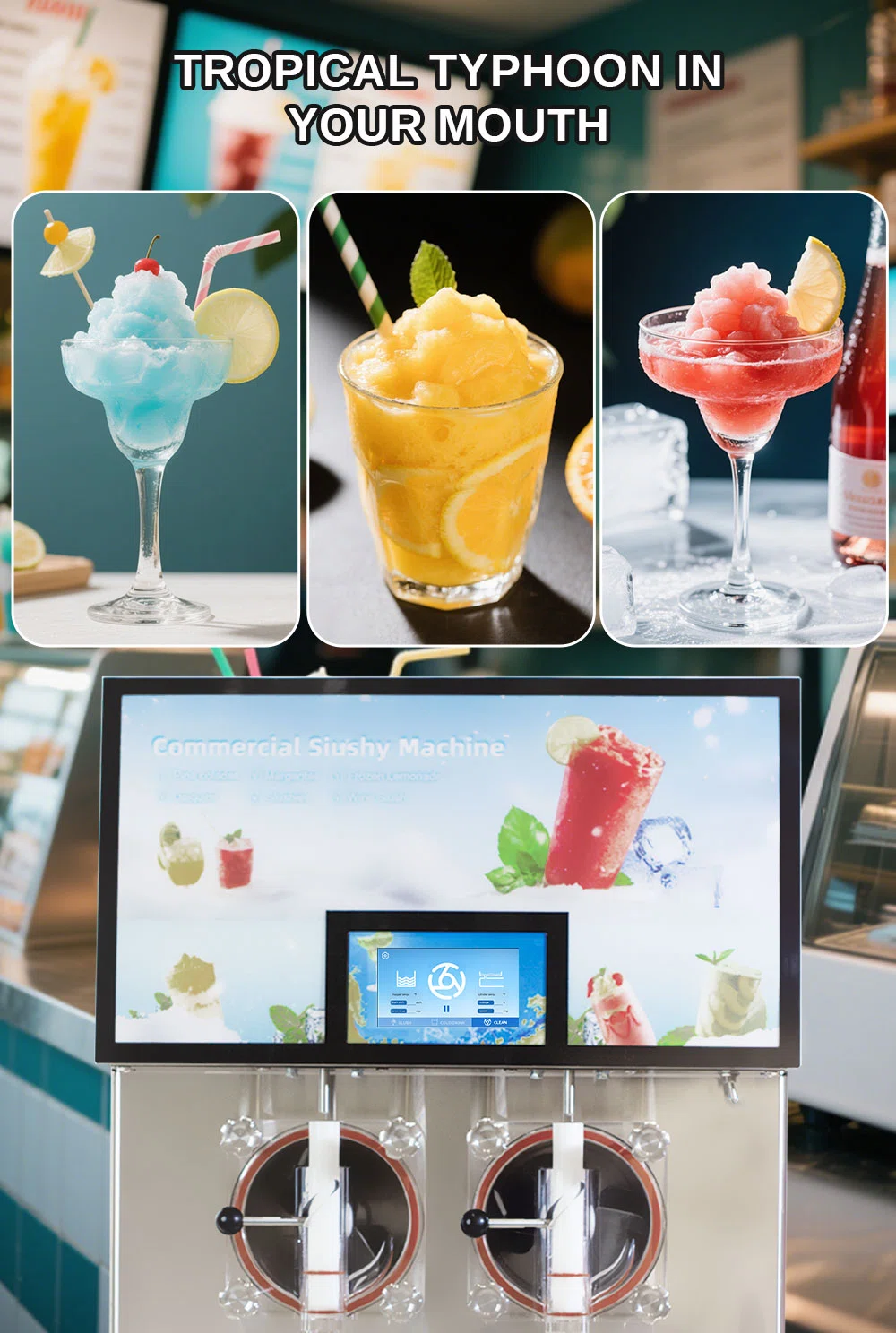 Smartool - Best Commercial Slush Machine - Expert Margarita Maker with