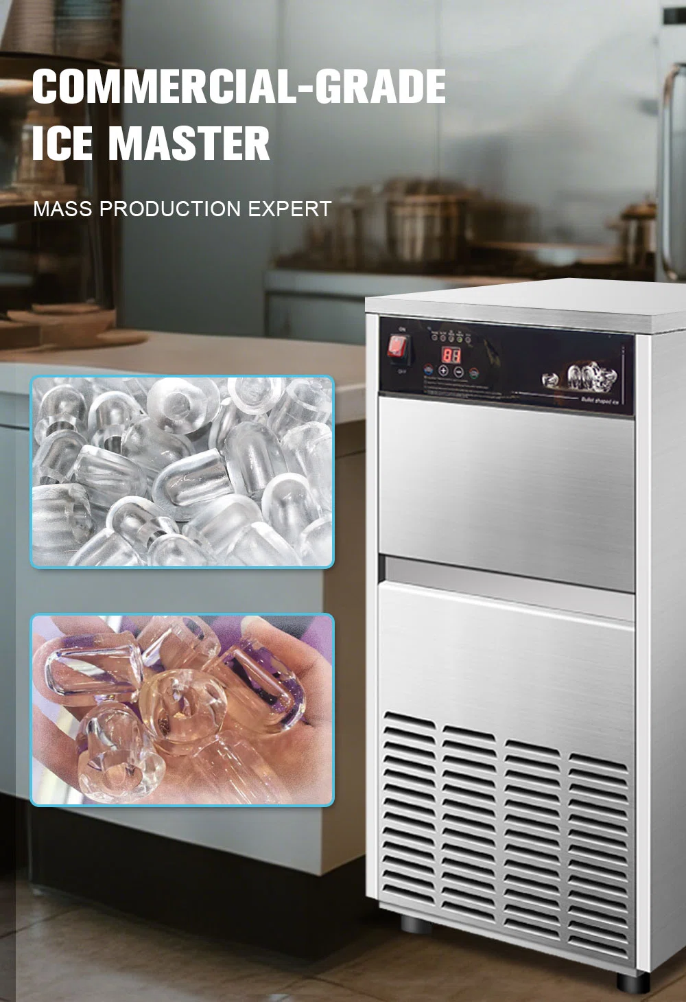 Smartool - Smartool SUH100: Best Bullet-Ice Making Machine for US Urban Use