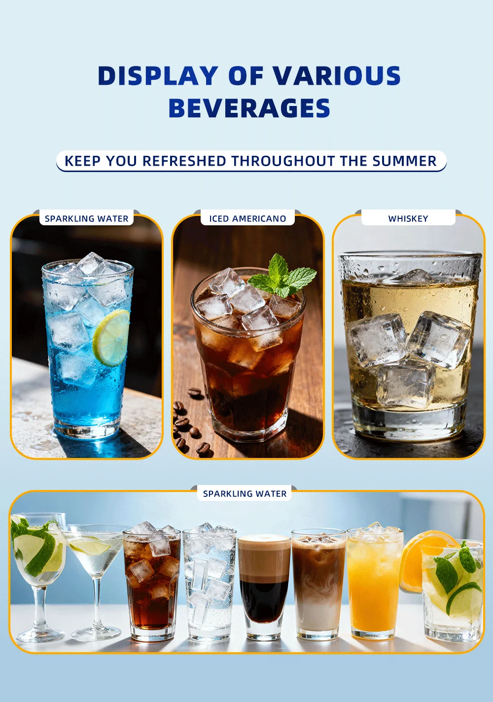 Smartool - Smartool BF500 Split Type Ice Maker - 500lbs/24H Commercial-Grade Square Ice Machine-BF500