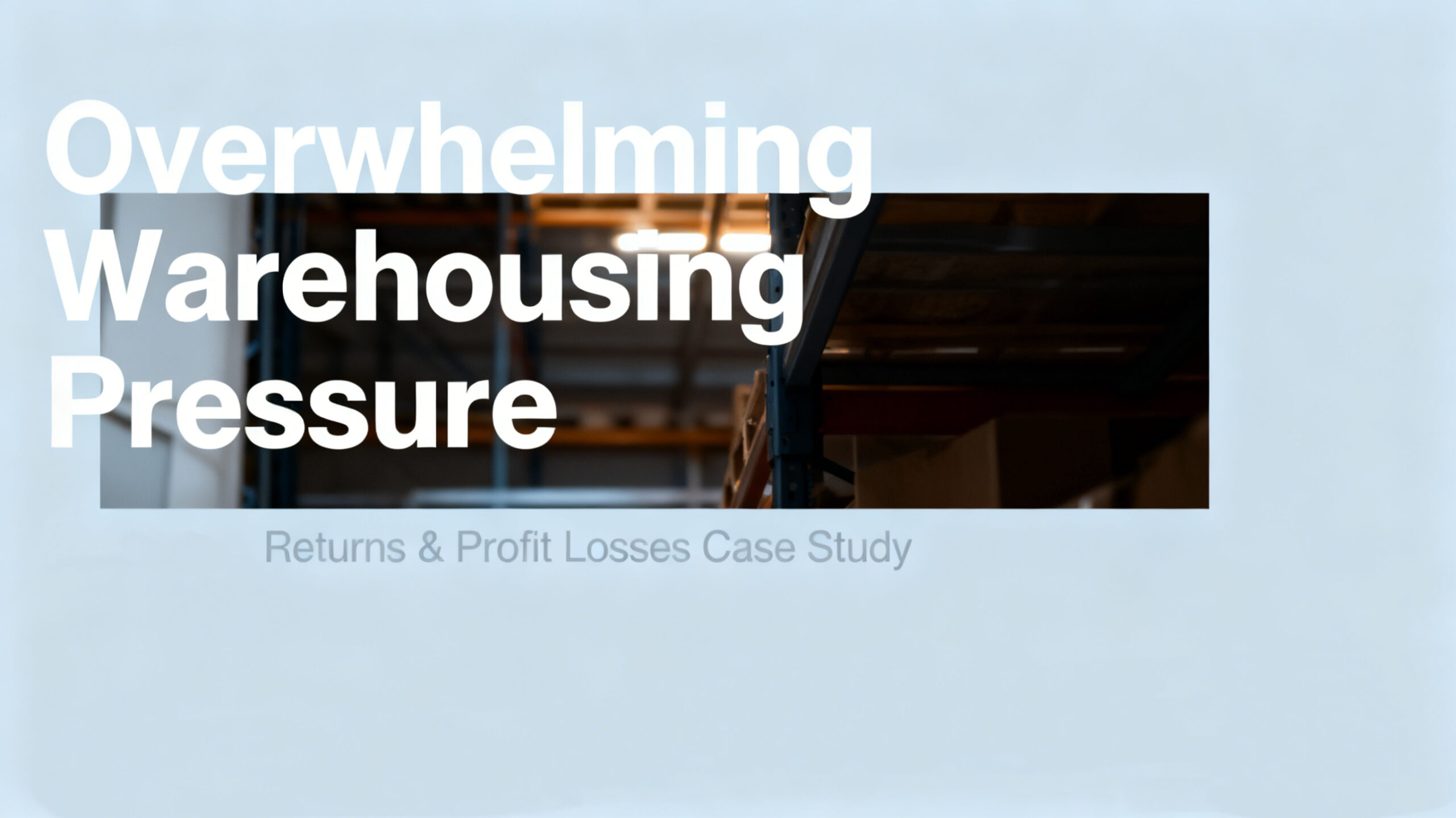 Smartool - Frequent returns and high warehousing pressure? This real-life case study in a distributor examines lost profits.
