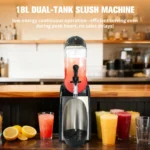 4 Gallons Stainless Steel Single Tank Slushie Machine - Frozen Drink Maker for Home & Parties - Product image 6