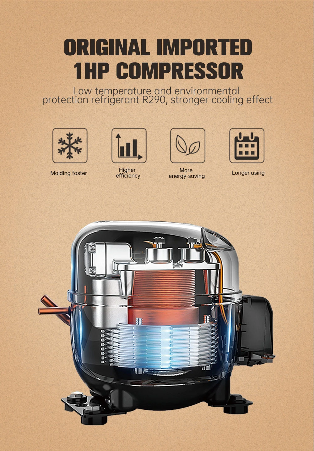 Smartool Commercial Soft Serve Ice Cream Machine - SW52REL-TF 5 Smartool - Smartool Commercial Soft Serve Ice Cream Machine - SW52REL-TF
