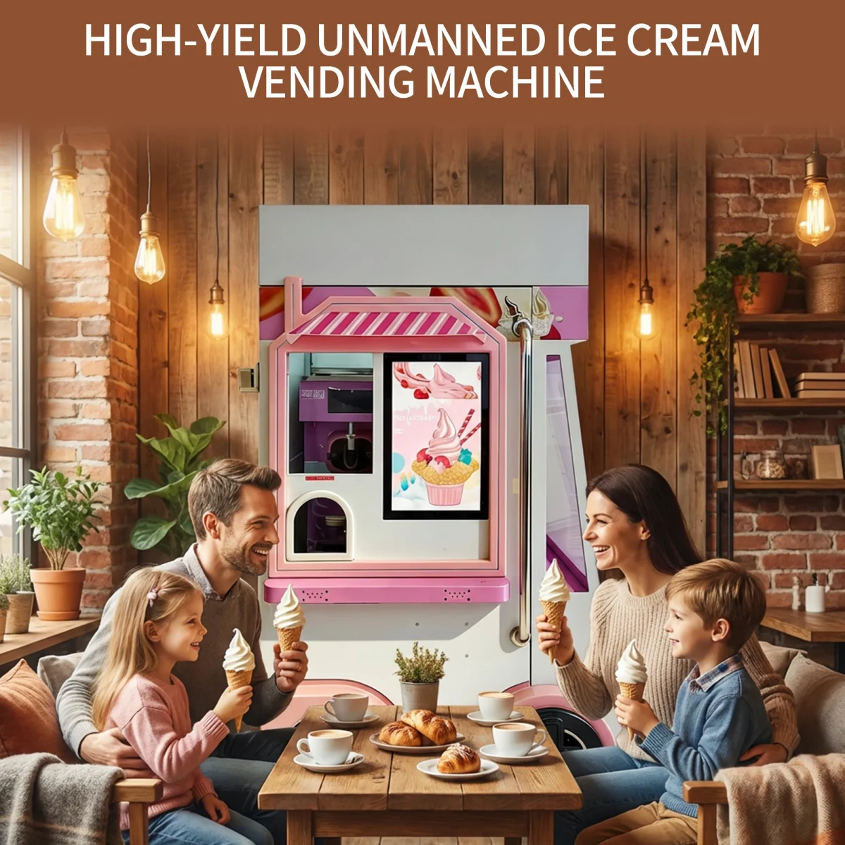 Smartool Smart Ice Cream Vending Machine Truck - Commercial Grade Automated Soft Serve with Remote Management - Image 5