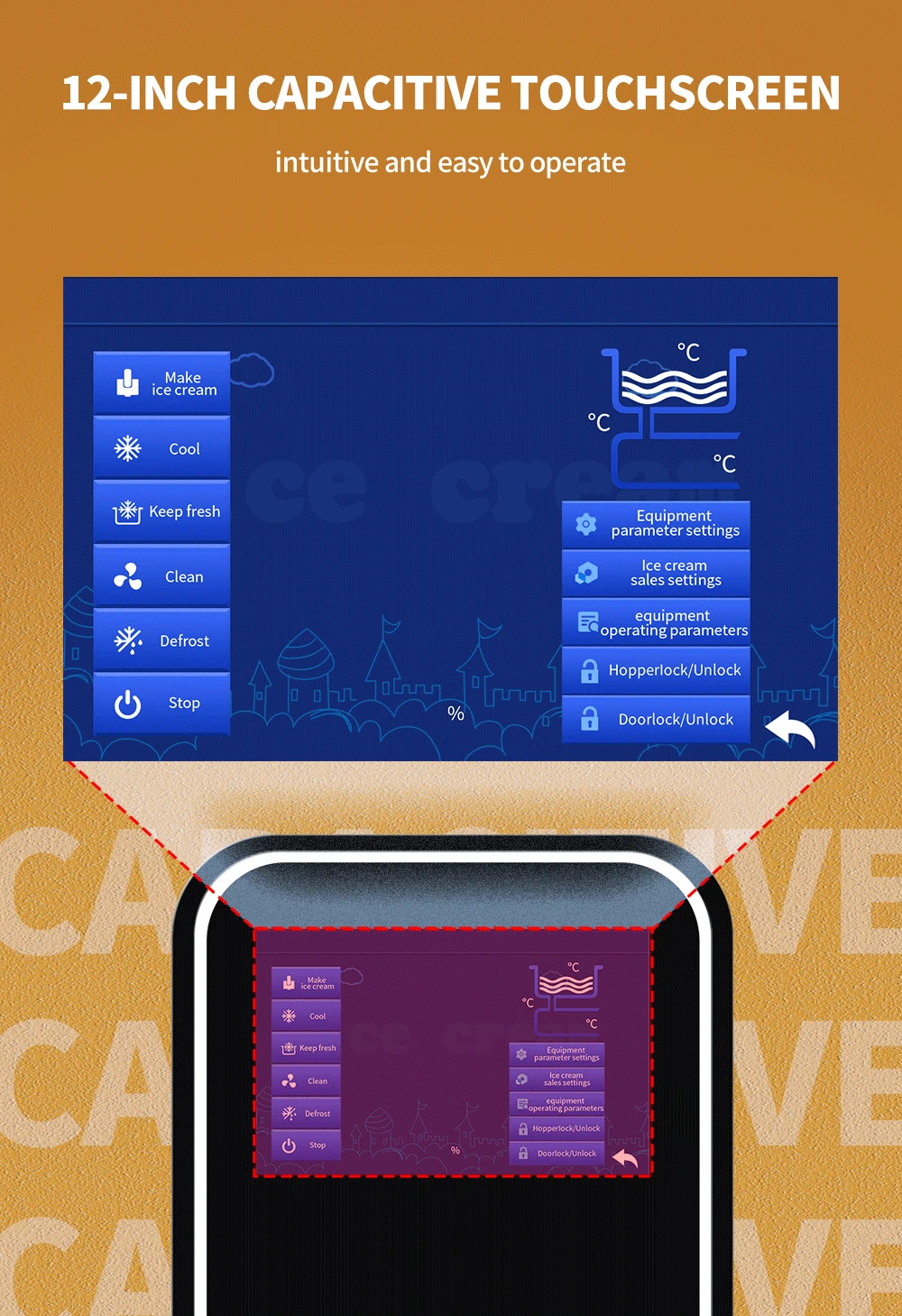 Smartool BA18-100C3 Fully Automatic Intelligent Unmanned Ice Cream Vending Machine with Touch Screen & Sterilization System 3 Smartool - Smartool BA18-100C3 Fully Automatic Intelligent Unmanned Ice Cream Vending Machine with Touch Screen & Sterilization System