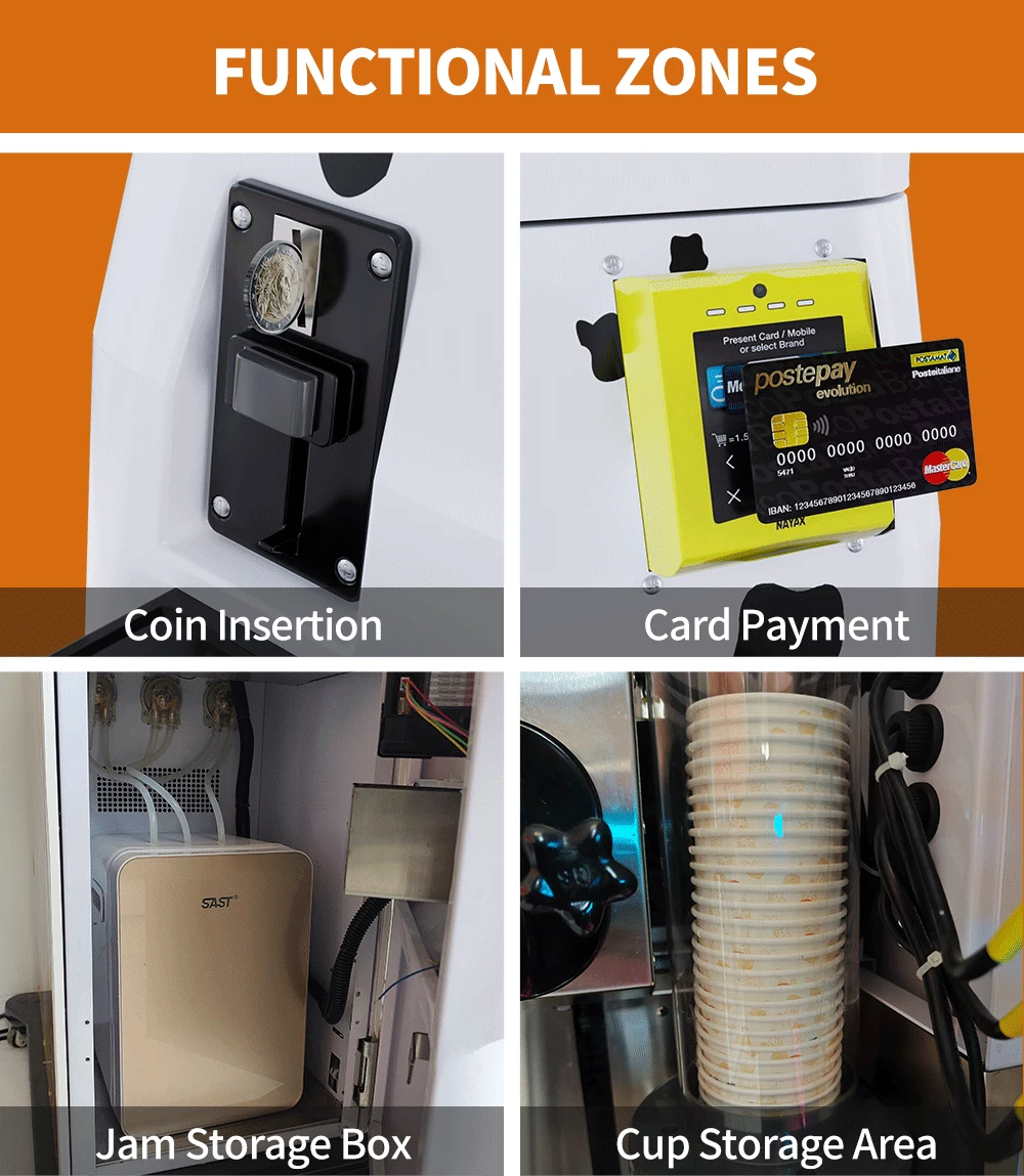 Smartool BA18-100C3 Fully Automatic Intelligent Unmanned Ice Cream Vending Machine with Touch Screen & Sterilization System 5 Smartool - Smartool BA18-100C3 Fully Automatic Intelligent Unmanned Ice Cream Vending Machine with Touch Screen & Sterilization System