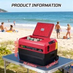 Smartool 32-Quart Portable Car Camping Refrigerator - 0.8 kWh Energy Storage Refrigerator - Image 7