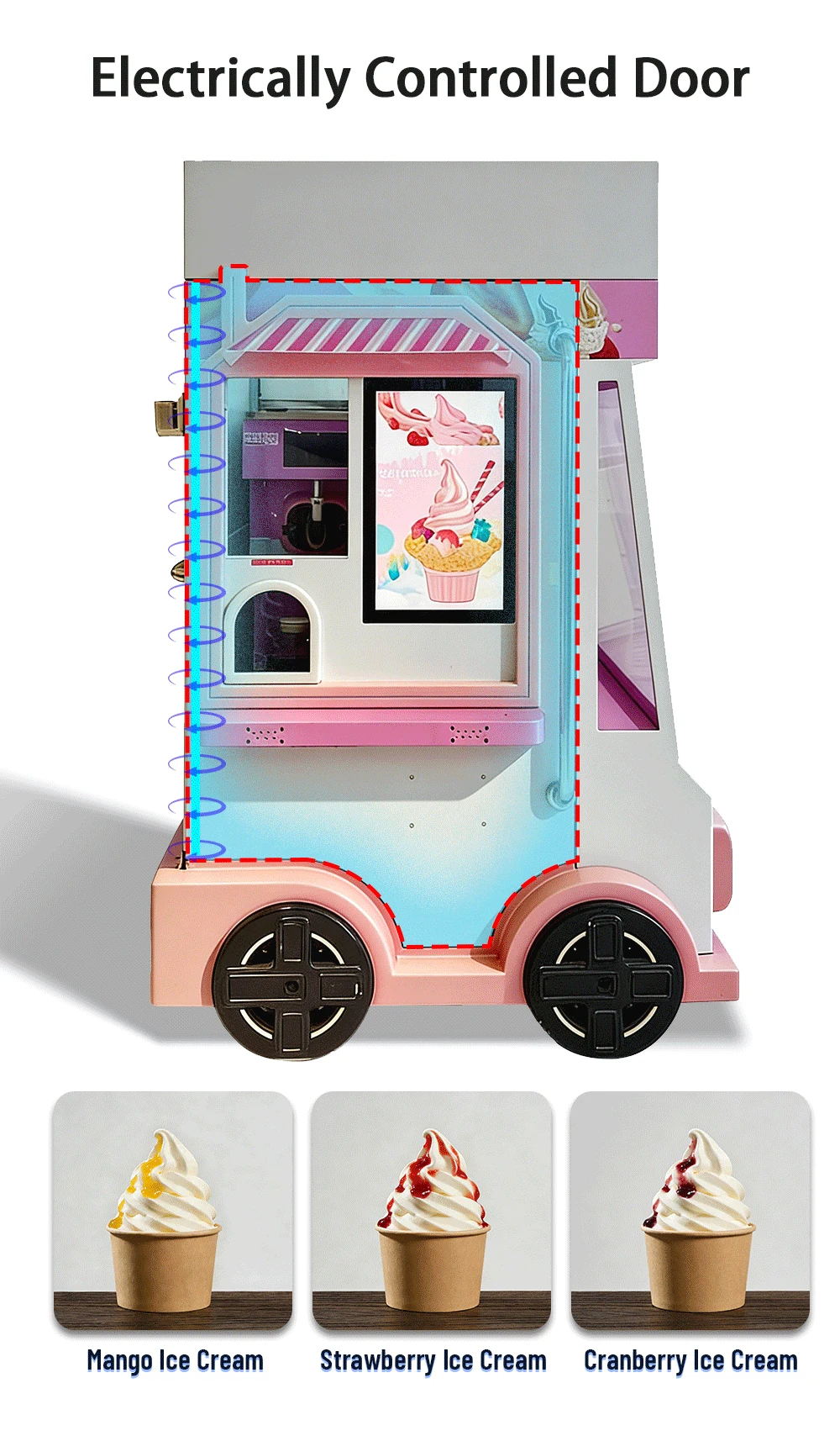 Smartool Smart Ice Cream Vending Machine Truck